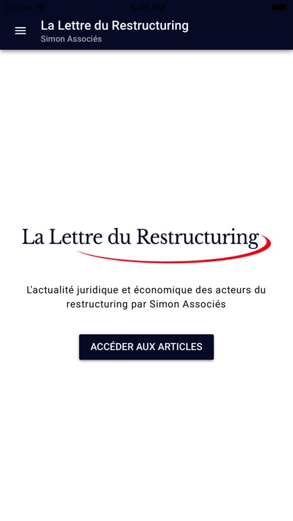 La Lettre du Restructuring