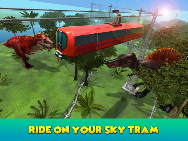 Captura 2 Dino Park Sky Tram Simulator iphone