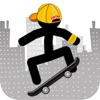 Stickman Skateboard-cool jump