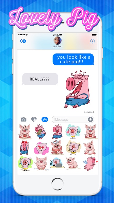 Lovely Pig Stickers screenshot 2