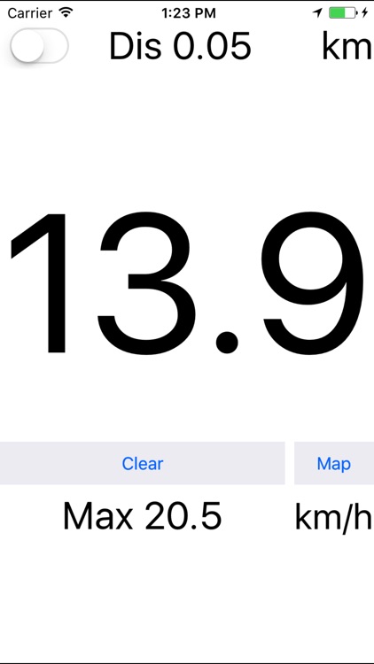 GPS Speedometer (km / h)