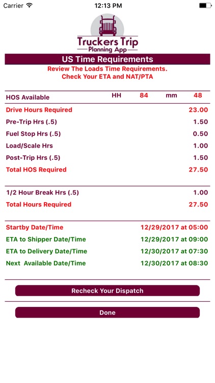 Truckers Trip Planning Teams screenshot-3