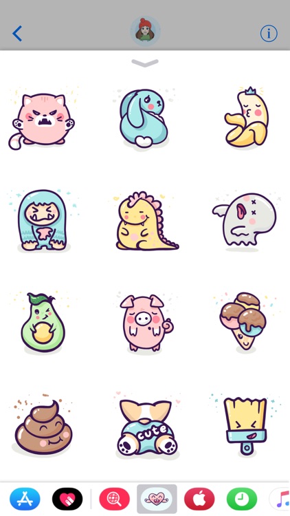 Enjoy the Cuteness Stickers