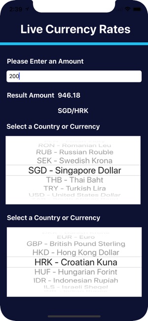 Live Exchange Rate Calculator(圖4)-速報App