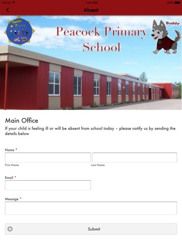 Peacock Primary School screenshot 2