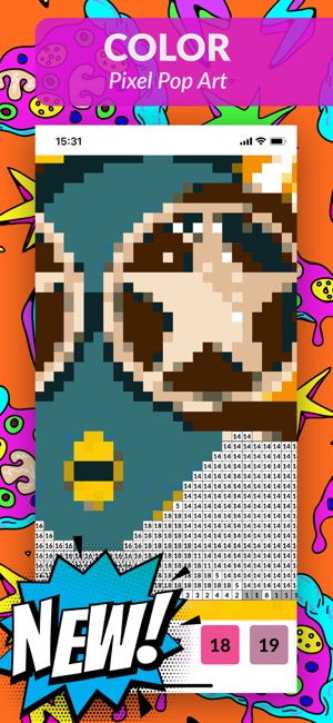 Pop Art: Pixel Coloring Game