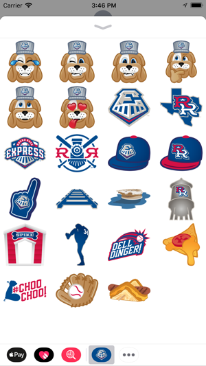 Round Rock Express Emoji(圖3)-速報App