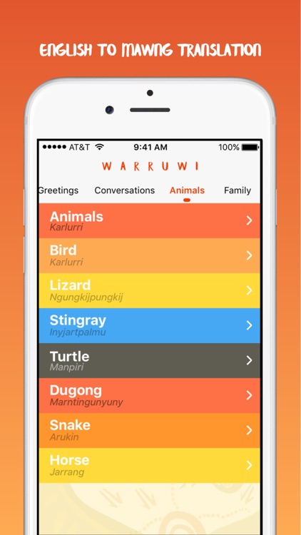 Warruwi - Learn Mawng Language