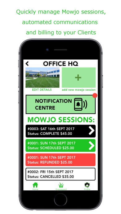 Mowjo App screenshot 4