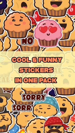 Muffin Man Emoji Stickers