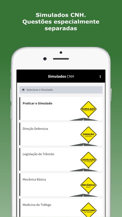 Simulado Provas CNH DETRAN by Diego Amorim