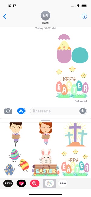 Cute Easter Animated Stickers(圖3)-速報App