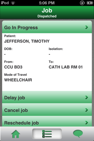 TeleTracking mobileXT™ screenshot 2