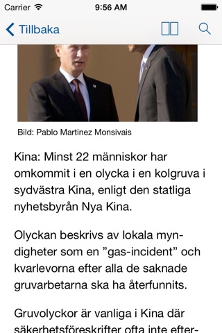 Göteborgs-Posten E-tidning screenshot 3