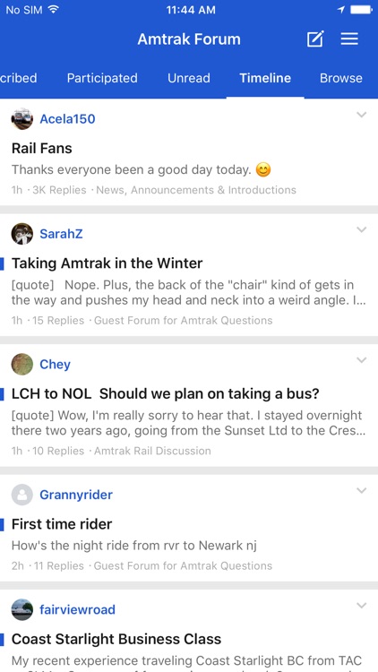 Amtrak Forum
