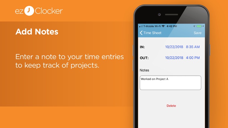 ezClocker Personal Timecard