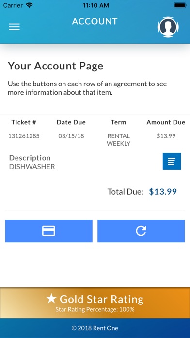 Rent One Customer Portal screenshot 3