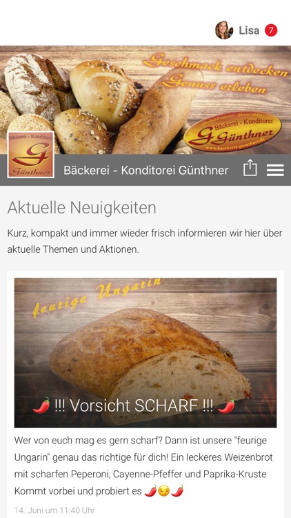 Bäckerei - Konditorei Günthner