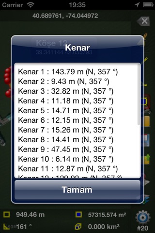 GPS Alan Ölçümü screenshot 3