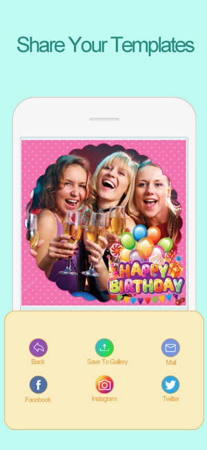 Birthday Photo Frames Stickers(圖4)-速報App