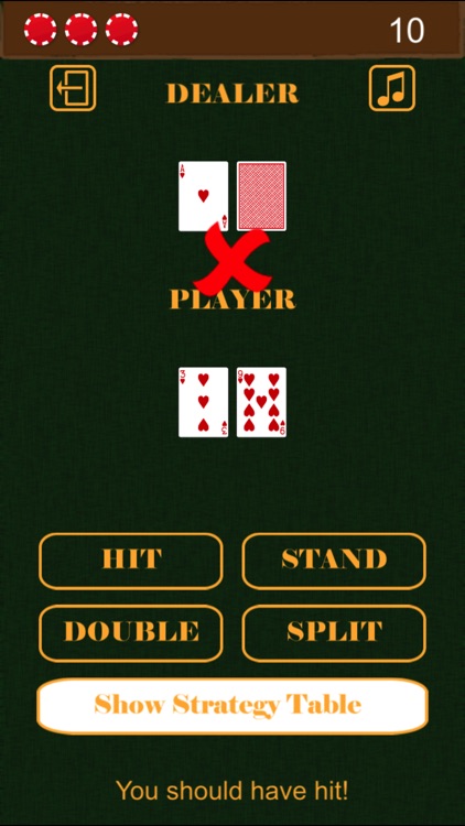 Blackjack Basic Strategy Practice