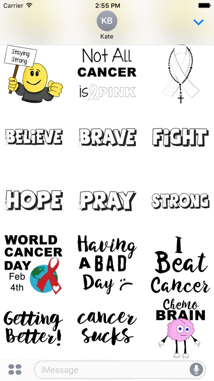 Lung Cancer Stickers