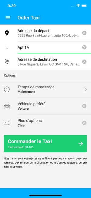 Taxi Lévis(圖2)-速報App