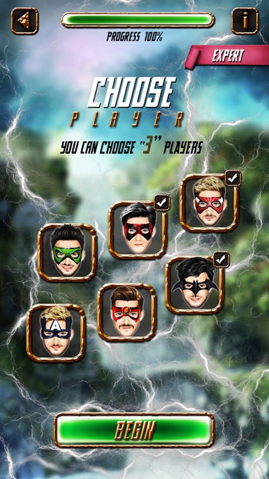 Super Hero 3 Matching Game screenshot 2
