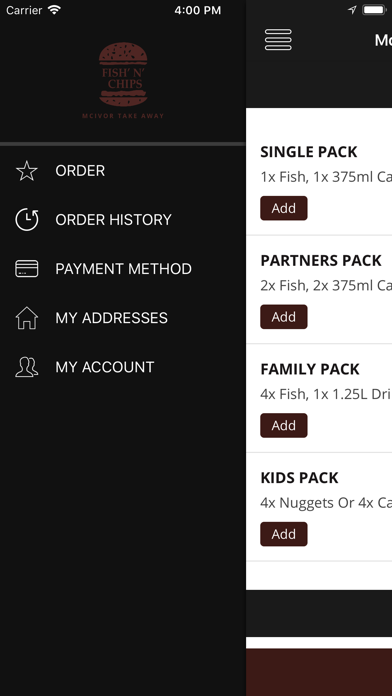 McIvor take Away screenshot 4