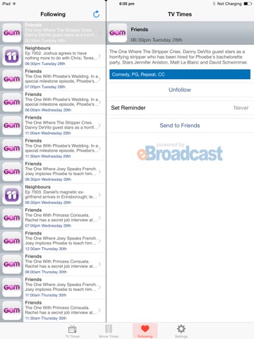 TV Guide Australia for iPad screenshot 3