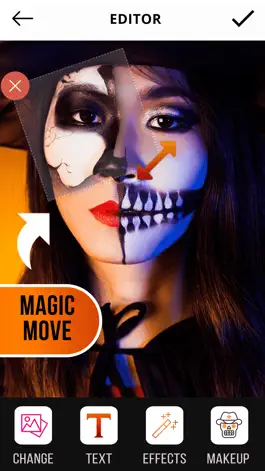 Game screenshot Halloween Makeup Editor mod apk