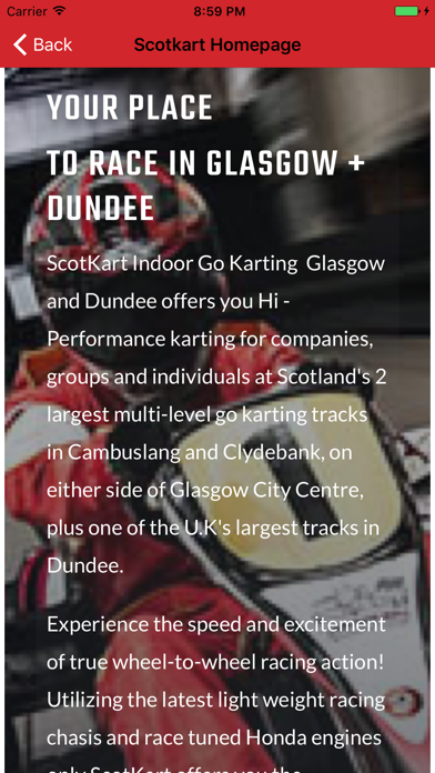 How to cancel & delete ScotKart Indoor Kart Dundee from iphone & ipad 1
