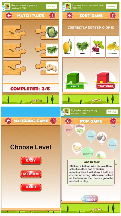 Learn Vegetables and Fruits screenshot-4