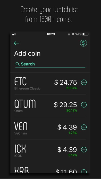 Blockhole Bitcoin&Altcoin App screenshot 2