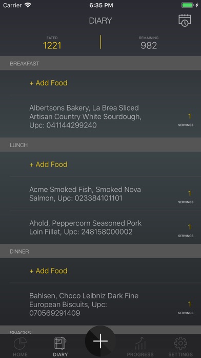 Foodies:Diet & Calorie Tracker screenshot 4