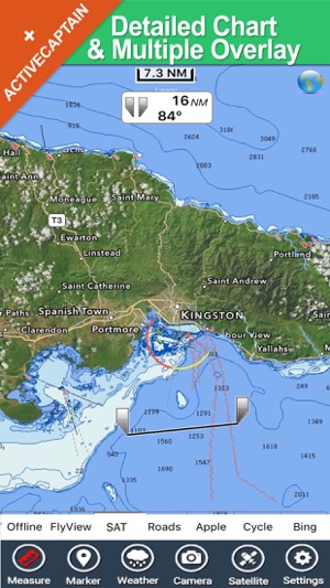 Jamaica - GPS Map Navigator