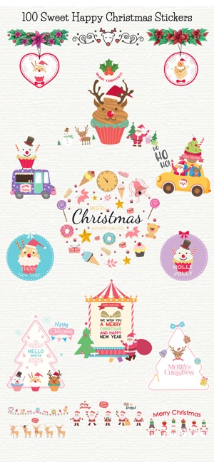 Sweet Happy Christmas Stickers(圖1)-速報App