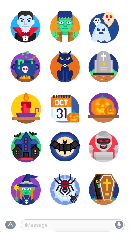 Halloweeen Stickers.