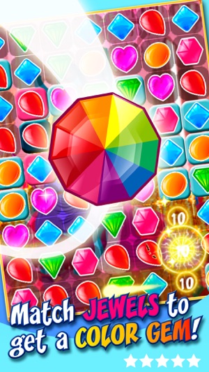 Precious Gemstones Match 3: Ruby Cascade(圖5)-速報App