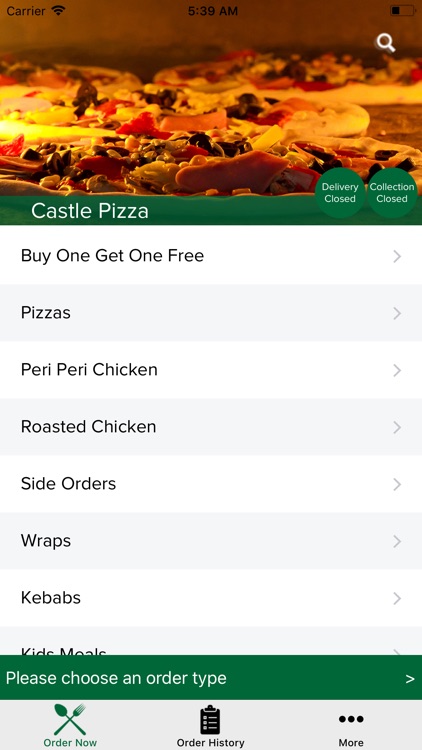 Castle Pizza Stafford