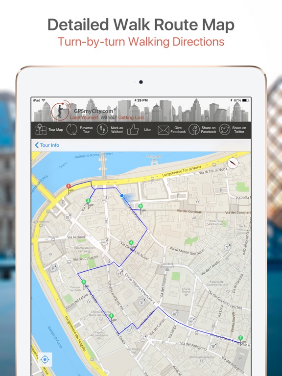 Jakarta Map and Walks iPad Jakarta Map and Walks iPad