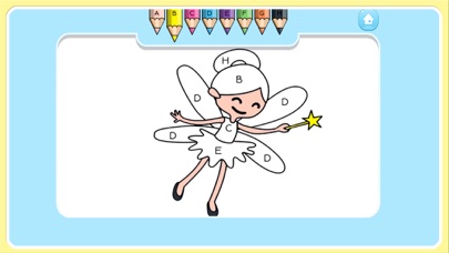 Little Princess Coloring ABC screenshot 4