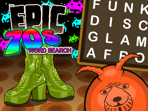 Epic 70s Word Search - giant seventies wordsearch - náhled