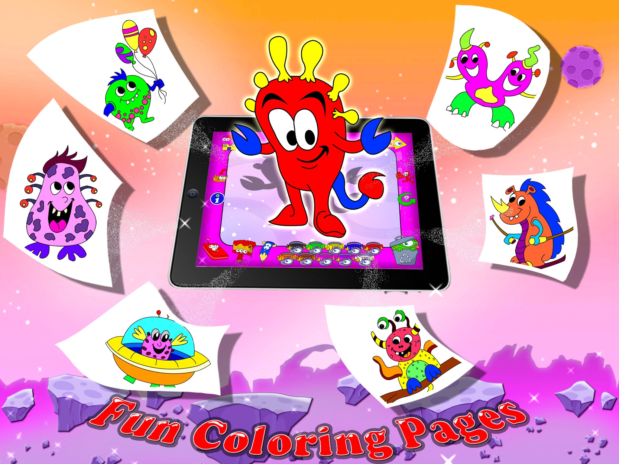 The Monster Coloring Book screenshot 2