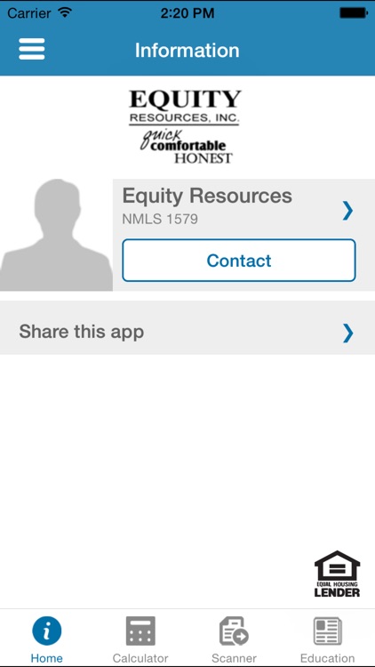 Equity Resources Calculator