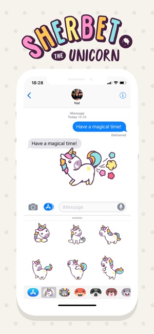 Sherbet the Unicorn Stickers(圖3)-速報App