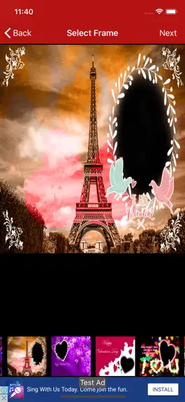 Game screenshot Valentines day photo frame apk