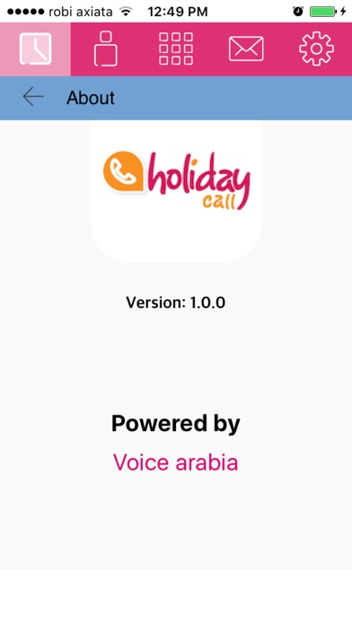 Holidaycall screenshot 4