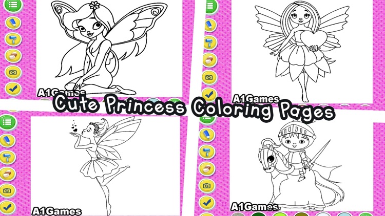 Indian Princess Doodle Colouring Book screenshot-4