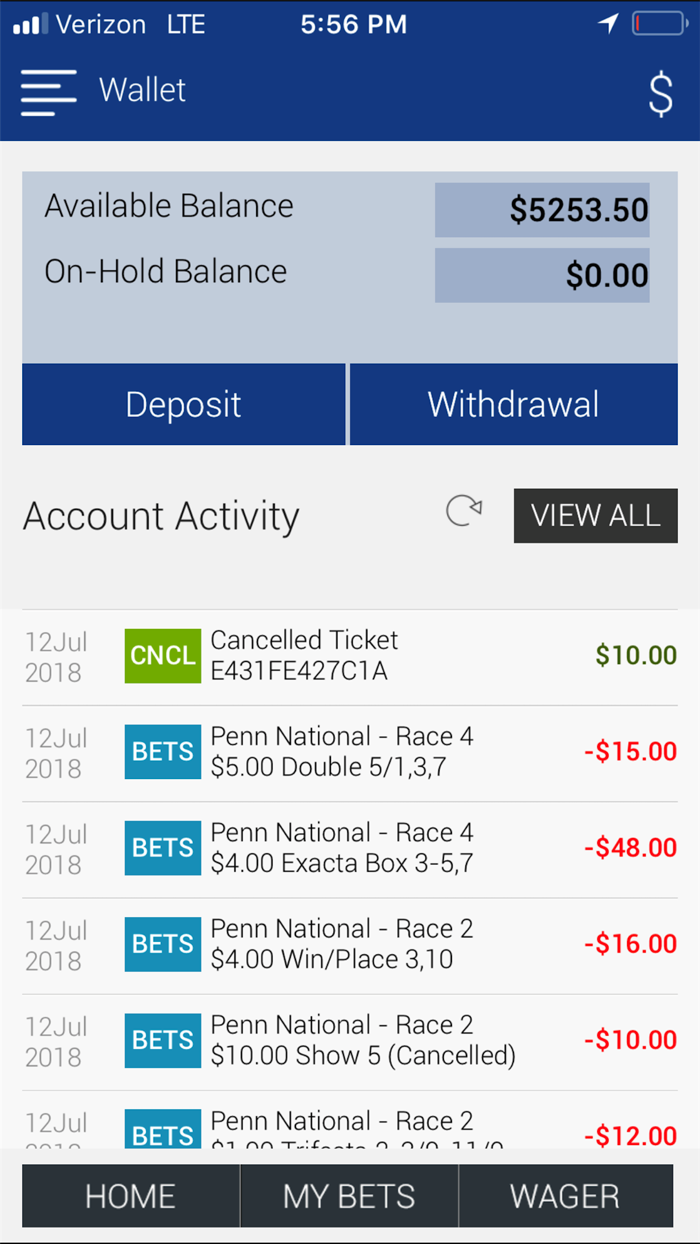 SaratogaBets Mobile App